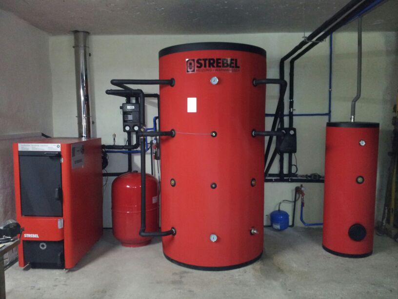Vivienda con caldera STREBEL Turbotec 25 LC-EASY para calefacción y ACS